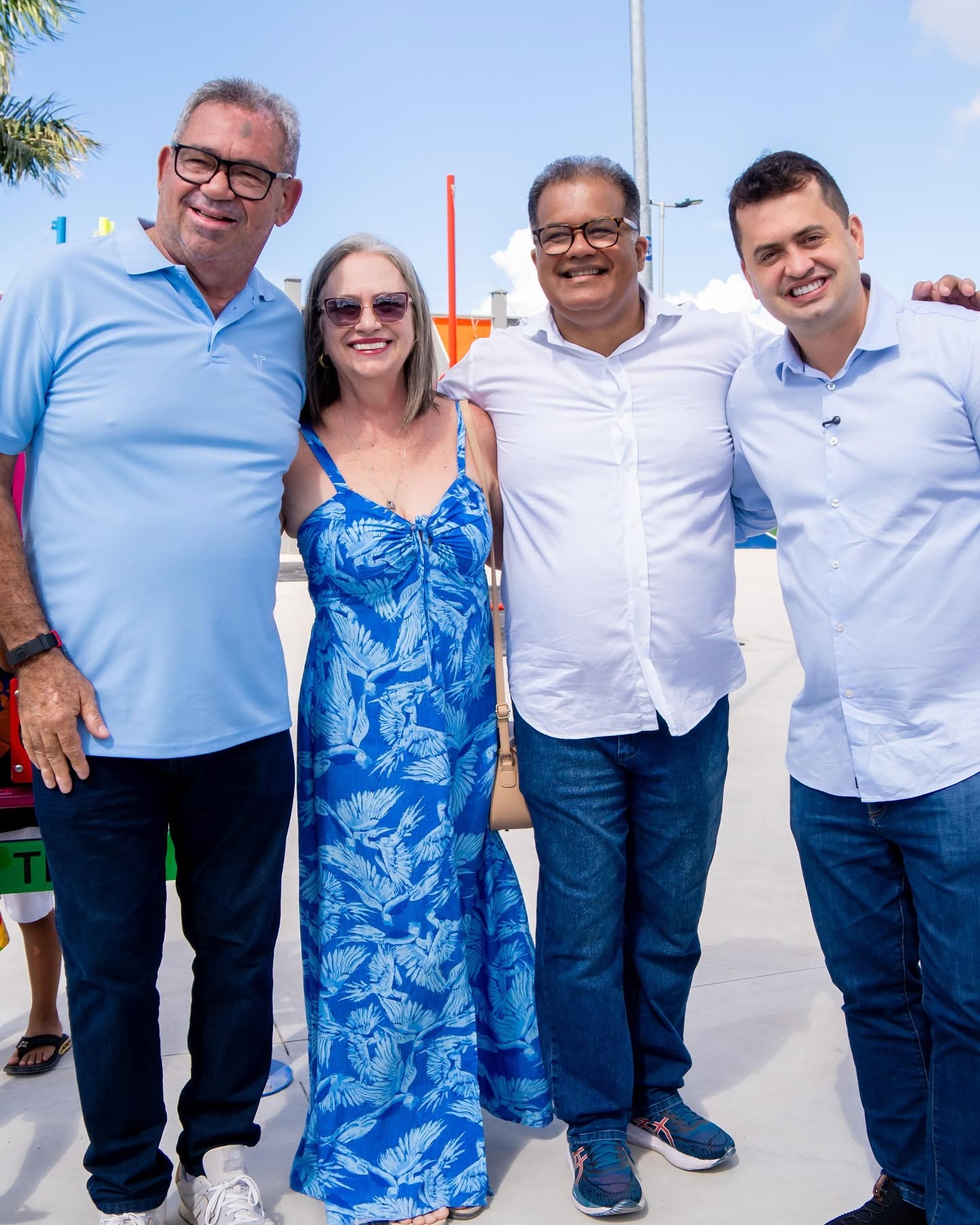 Vereador em evento com a comunidade